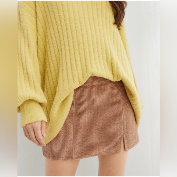 aerie Dresses & Skirts - AERIE WOMENS CORDUROY BEIGE TAN MICRO MINI SKIRT NWT SMALL